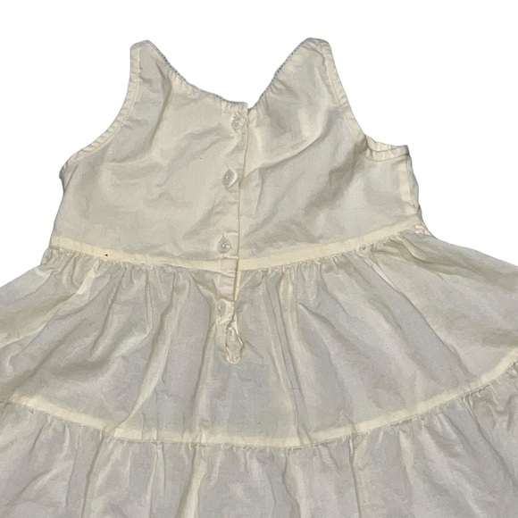 Strasburg Girl’s Pale Yellow Embroidered Cotton Sundress size 4 - Picture 6 of 8